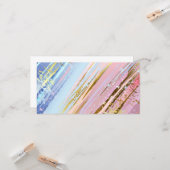 Textured Pink Background Karte (Vorderseite/Rückseite Beispiel)