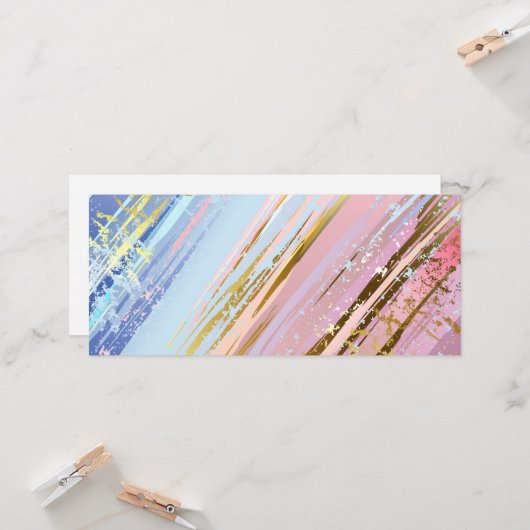 Textured Pink Background Karte (Vorderseite/Rückseite Beispiel)