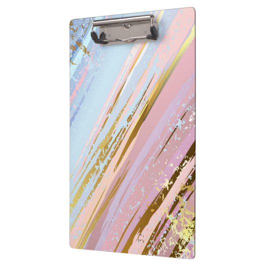 Textured Pink Background Klemmbrett (Links)