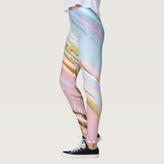 Textured Pink Background Leggings (Links)