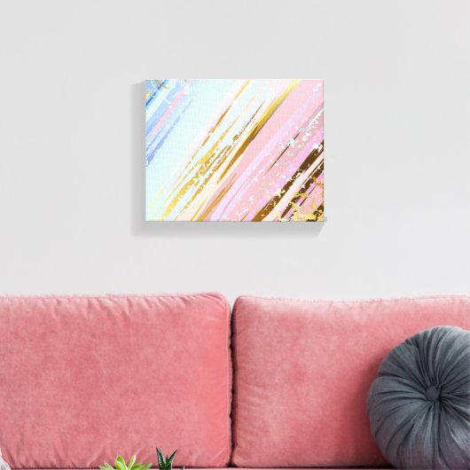 Textured Pink Background Leinwanddruck (Insitu (Wohnzimmer))