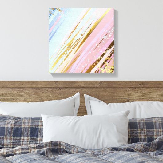 Textured Pink Background Leinwanddruck (Insitu (Schlafzimmer))