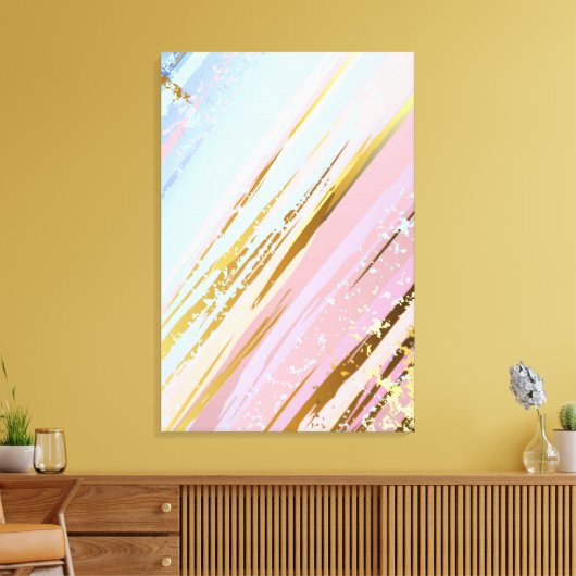 Textured Pink Background Leinwanddruck (Insitu (Wohnzimmer))