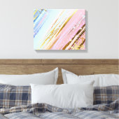 Textured Pink Background Leinwanddruck (Insitu (Schlafzimmer))