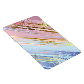 Textured Pink Background Magnet (Rechte Seite)