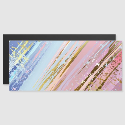 Textured Pink Background Magneteinladung (Vorne/Hinten)