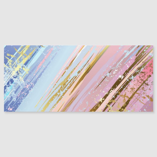 Textured Pink Background Magnetkarte (Vorderseite)