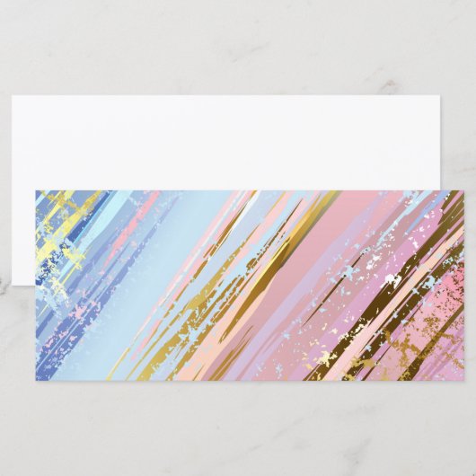 Textured Pink Background Menükarte (Vorne/Hinten)