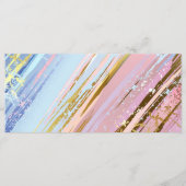 Textured Pink Background Menükarte (Vorderseite)