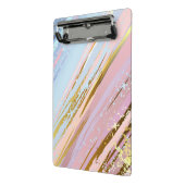 Textured Pink Background Mini Klemmbrett (Gewinkelt2)