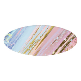Textured Pink Background Namenschild