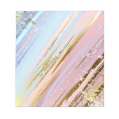 Textured Pink Background Notizblock (Vorderseite)