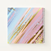 Textured Pink Background Notizblock (Rückseite)