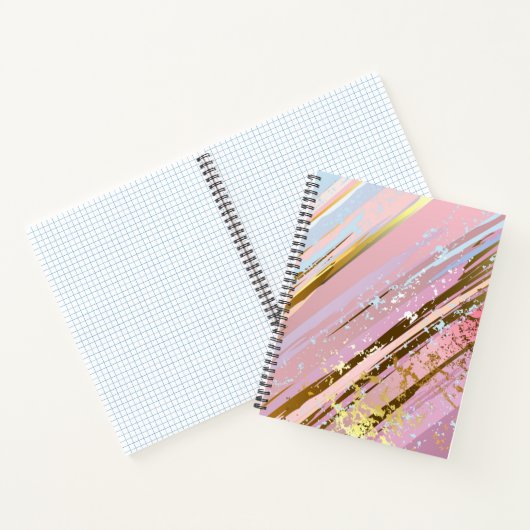 Textured Pink Background Notizblock (Innenseite)