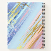 Textured Pink Background Notizblock (Rückseite)