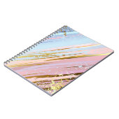 Textured Pink Background Notizblock (Linke Seite)