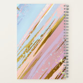 Textured Pink Background Notizblock (Rückseite)