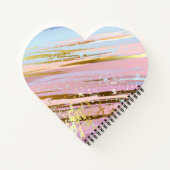 Textured Pink Background Notizblock (Rückseite)