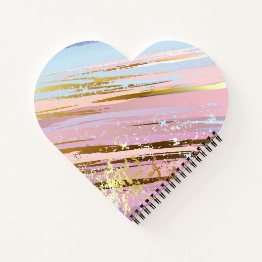 Textured Pink Background Notizblock (Rückseite)