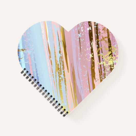 Textured Pink Background Notizblock (Vorderseite)