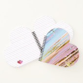 Textured Pink Background Notizblock (Innenseite)