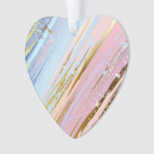 Textured Pink Background Ornament (Vorderseite)