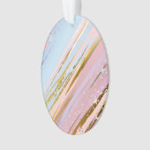 Textured Pink Background Ornament (Vorderseite)