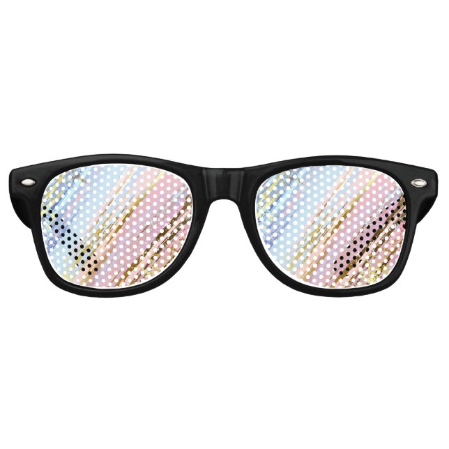 Textured Pink Background Partybrille (Vorderseite)