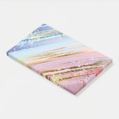 Textured Pink Background Post-it Klebezettel (angewinkelt)