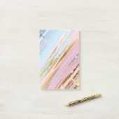 Textured Pink Background Post-it Klebezettel (Auf Schreibtisch)