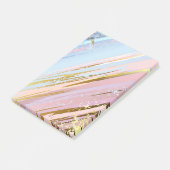 Textured Pink Background Post-it Klebezettel (angewinkelt)