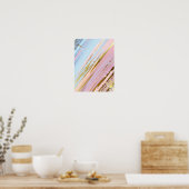 Textured Pink Background Poster (Küche)