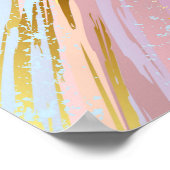 Textured Pink Background Poster (Ecke)