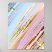 Textured Pink Background Poster (Vorne)