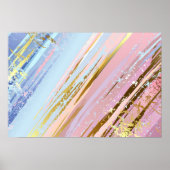 Textured Pink Background Poster (Vorne)