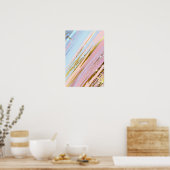 Textured Pink Background Poster (Küche)