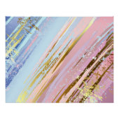 Textured Pink Background Poster (Vorderseite)