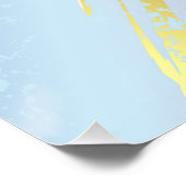 Textured Pink Background Poster (Ecke)