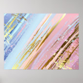 Textured Pink Background Poster (Vorne)