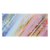 Textured Pink Background Poster (Vorderseite)