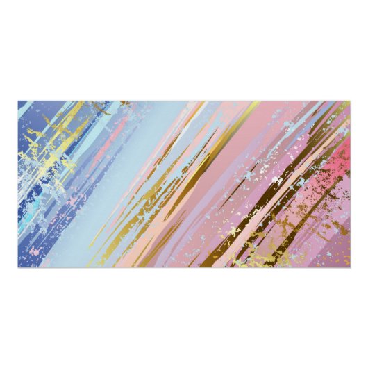 Textured Pink Background Poster (Vorderseite)