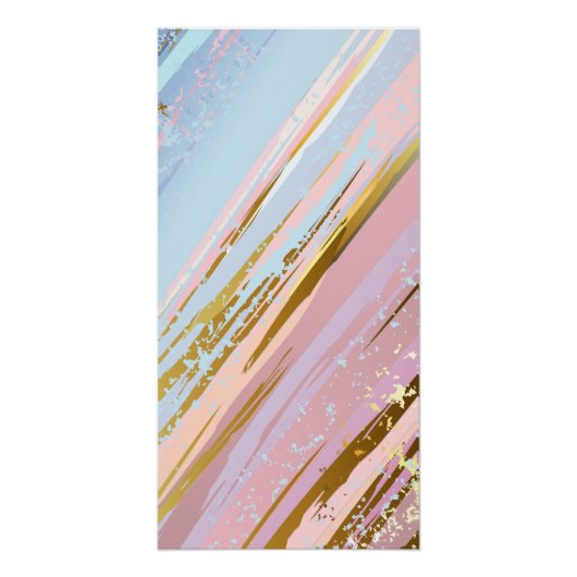 Textured Pink Background Poster (Vorderseite)