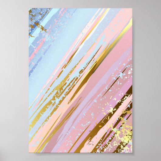 Textured Pink Background Poster (Vorne)