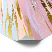 Textured Pink Background Poster (Ecke)