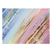 Textured Pink Background Poster (Vorderseite)