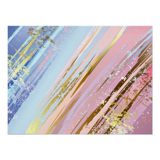 Textured Pink Background Poster (Vorderseite)