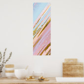 Textured Pink Background Poster (Küche)