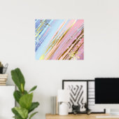 Textured Pink Background Poster (Heimbüro)