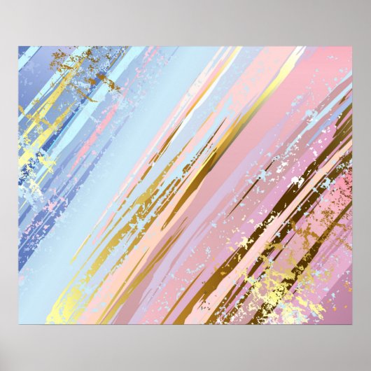 Textured Pink Background Poster (Vorne)