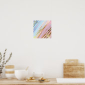 Textured Pink Background Poster (Küche)